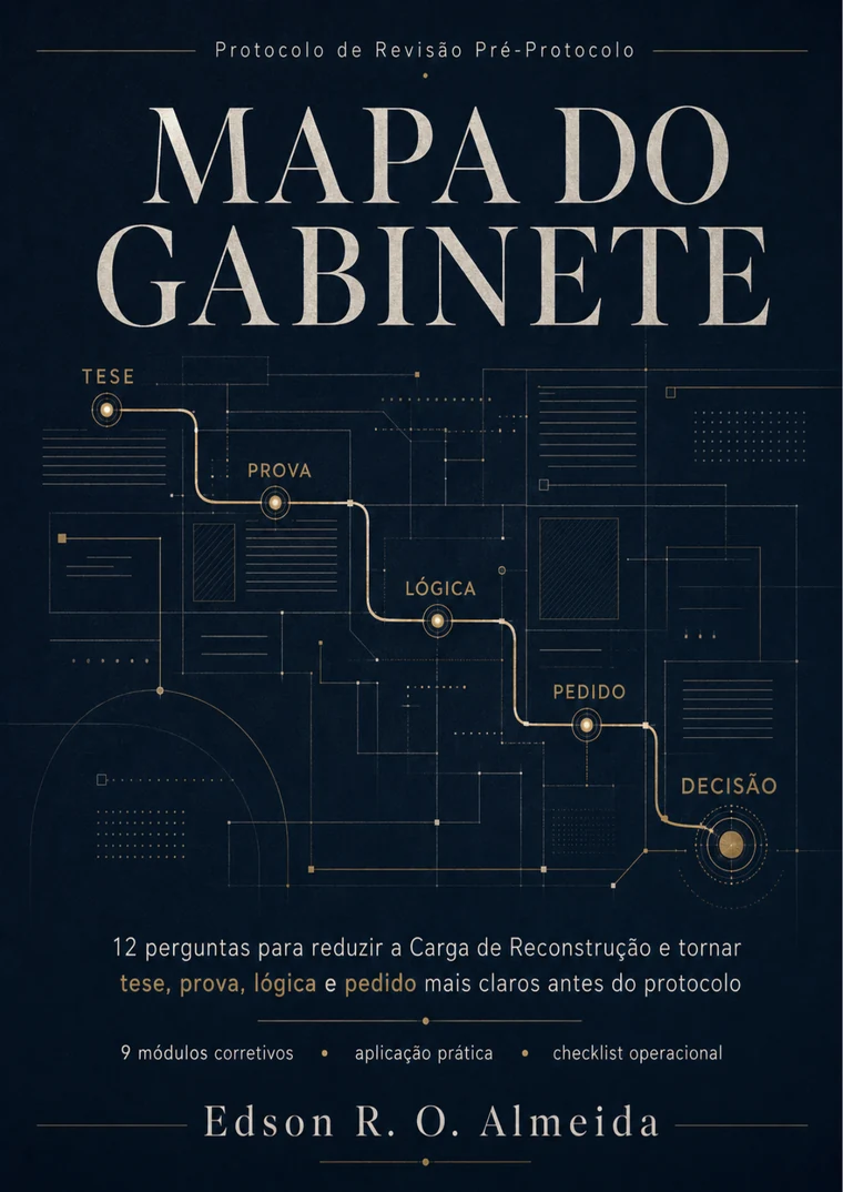 Capa do livro Mapa do Gabinete
